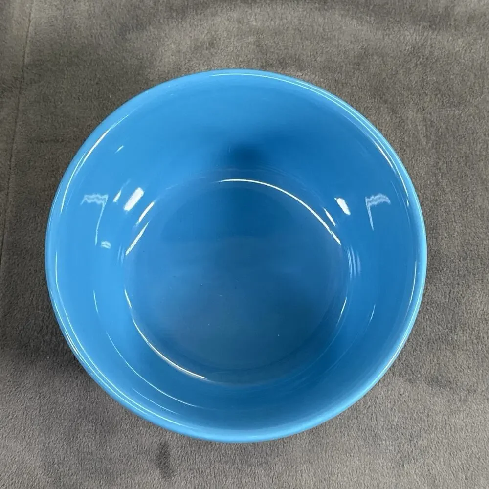 NEW Fiestaware Peackcock Blue Retired Color GUSTO 28 oz Bowl Bnfts Charity